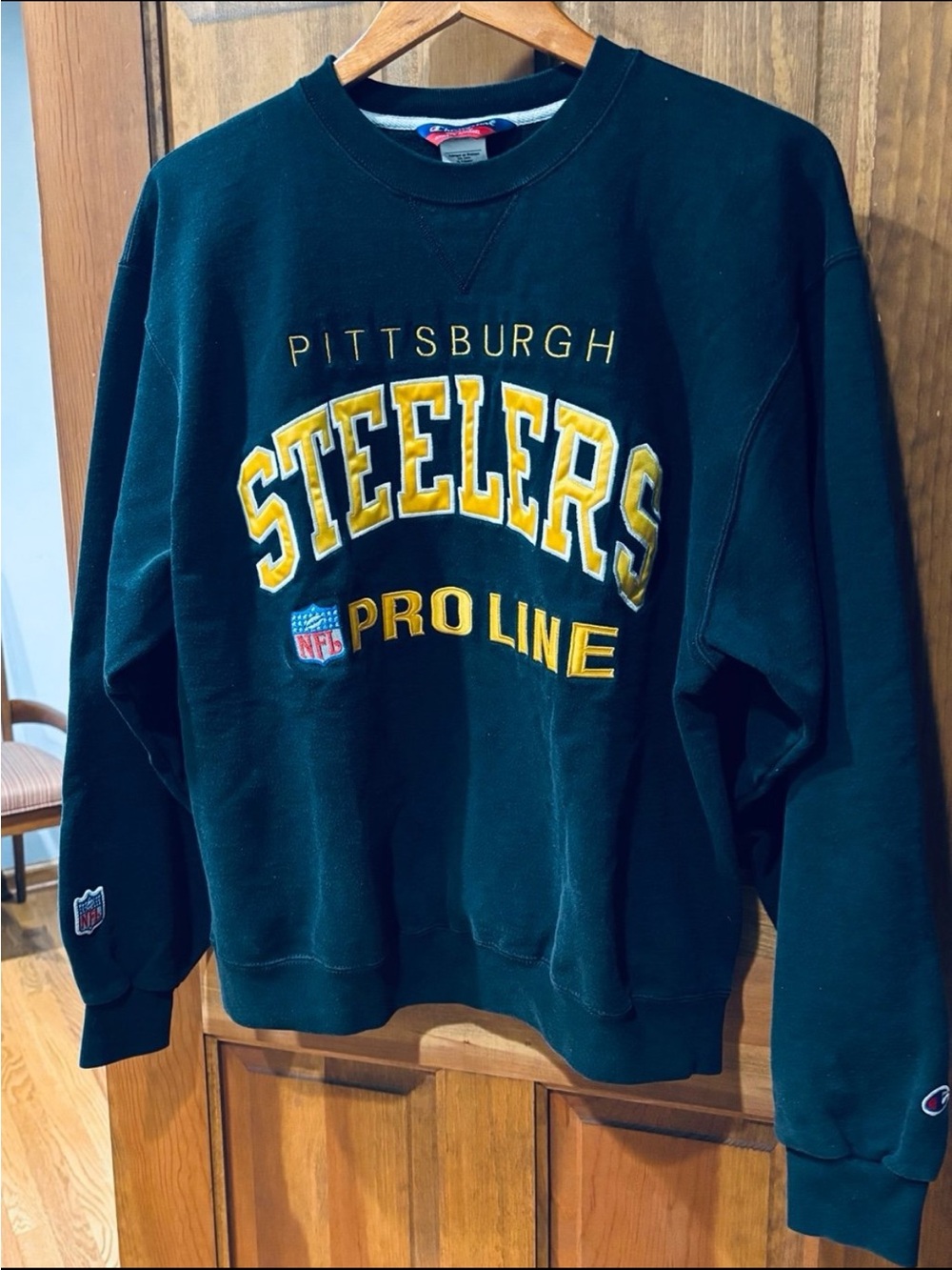 Vintage Champion PRO LINE NFL Pittsburgh Steelers Crewneck Sweatshirt